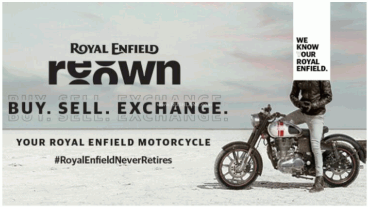 Royal Enfield Reown pre-owned motorcycle program