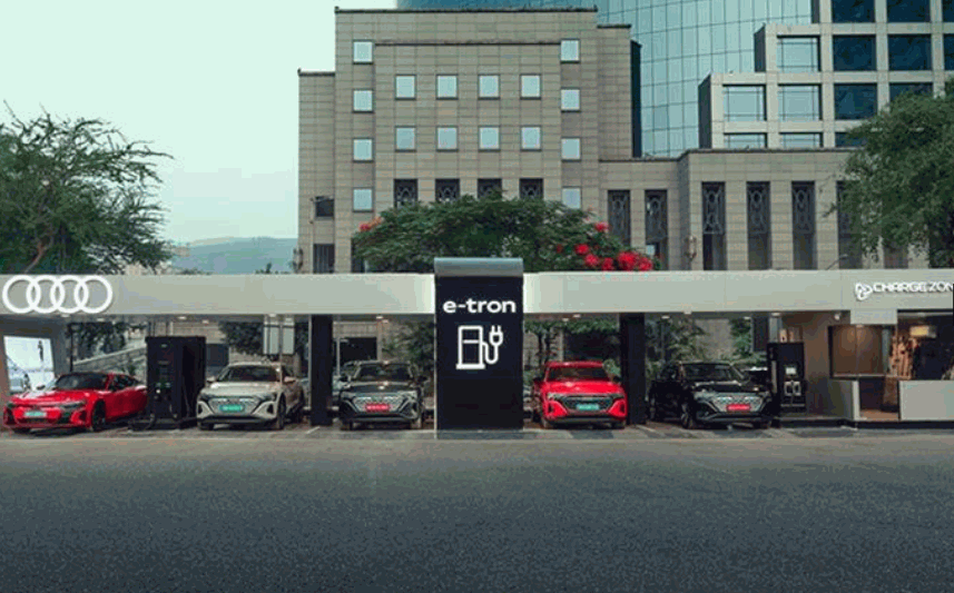 Audi inaugurates India's first ultra-fast charging station