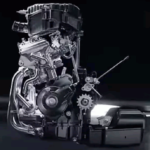 CFMoto 675cc, triple-cylinder engine