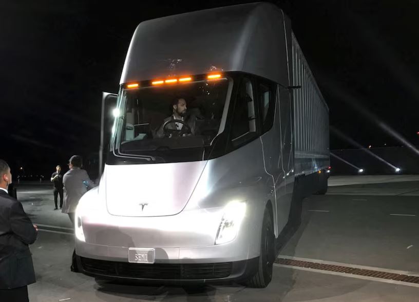 Tesla Semi trucks