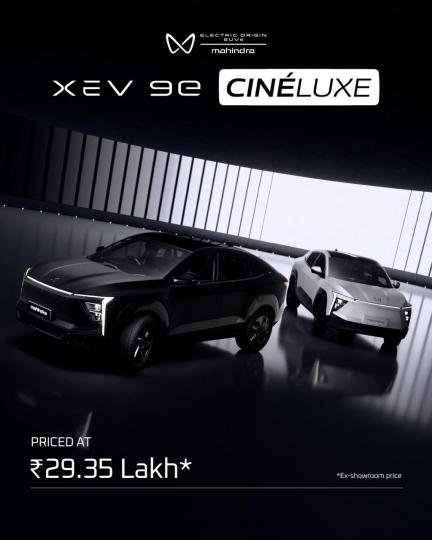 Mahindra XEV 9e Cineluxe