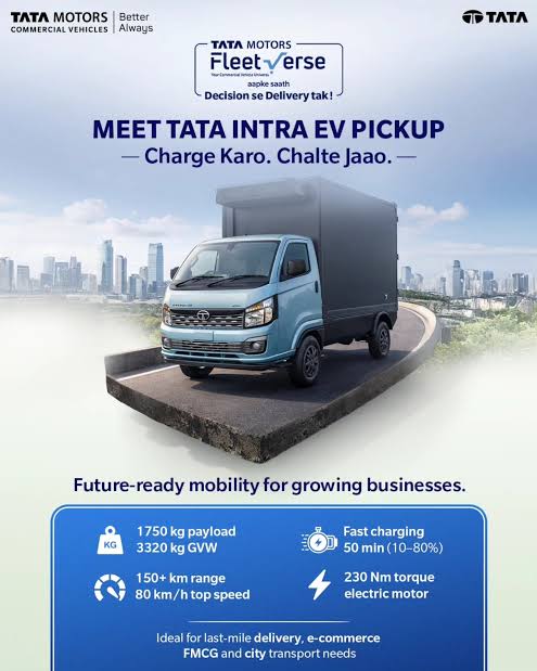 TATA Intra EV Pickup 