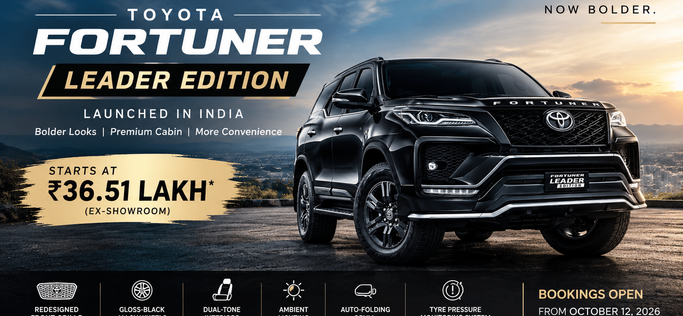 Toyota Fortuner Leader Edition