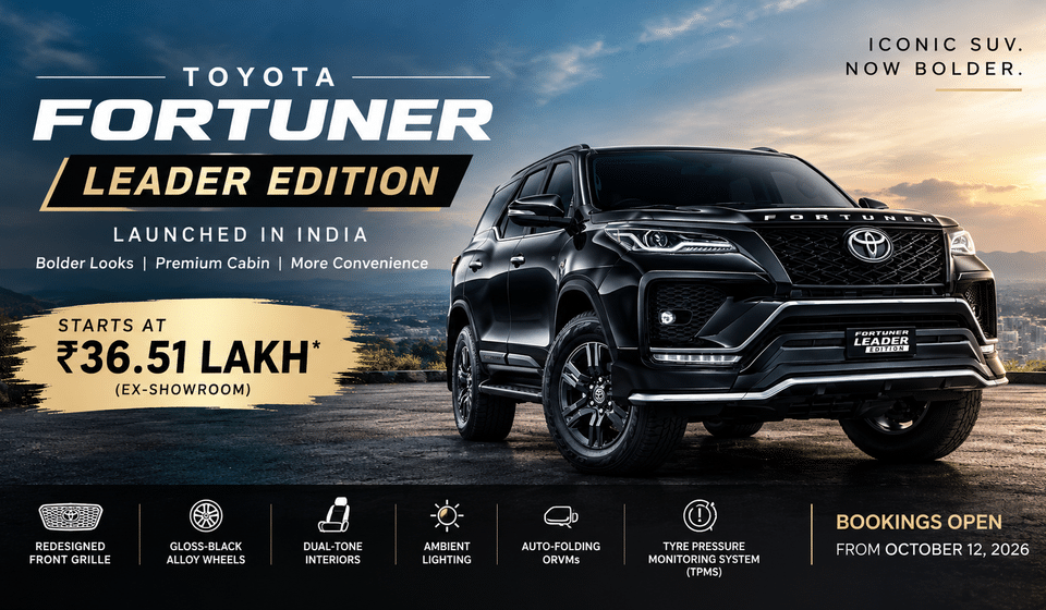 Toyota Fortuner Leader Edition
