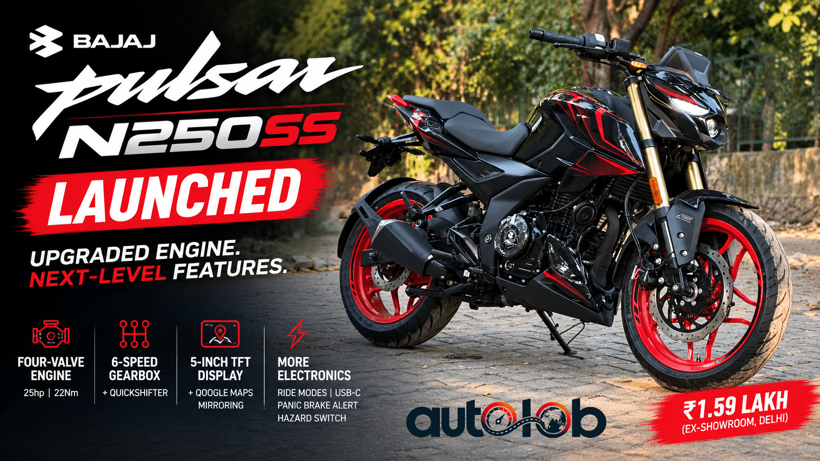 Bajaj Pulsar N250SS