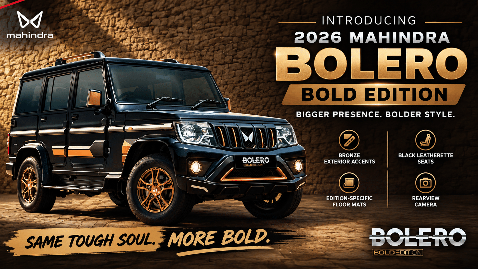 Mahindra Bolero Bold Edition