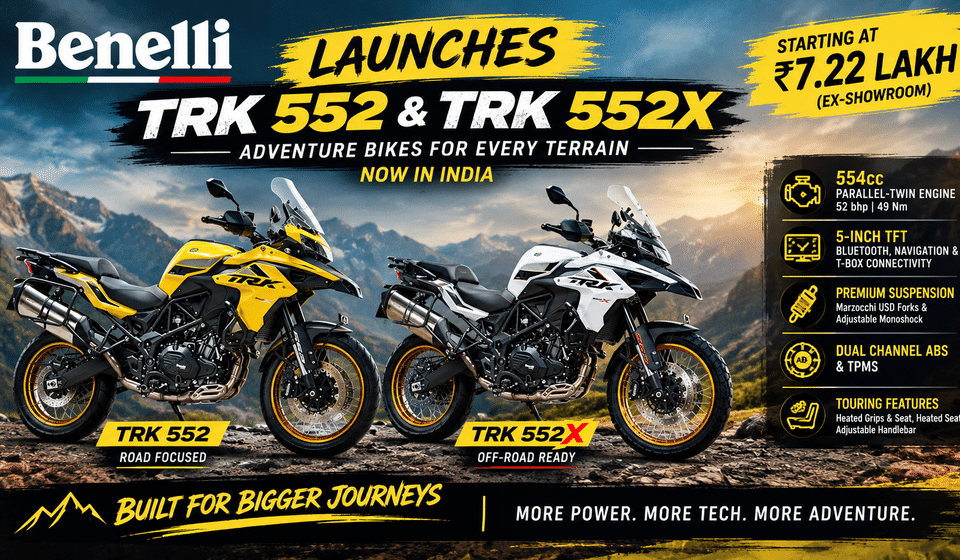Benelli TRK 552 & TRK 552X